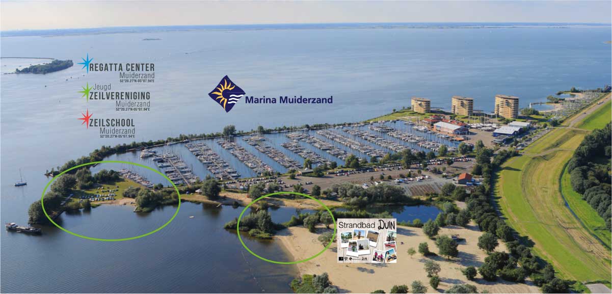 luchtfoto marina locatie